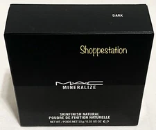 MAC Mineralize Skinfinish Natural Silky Face Powder Shade DARK 10g / .35oz
