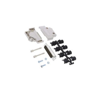 L17D45PK-M-25+L717DB25PST D-Sub PIN: 25 männlich mit 45°-Winkel Schraubklemme UN