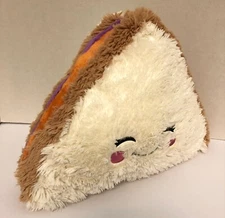 Squishable PB&J Peanut Butter & Jelly Sandwich 15" Plush Comfort Food RETIRED!