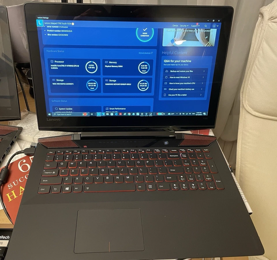Lenovo IdeaPad Y700-Touch 4K 15.6"-Gaming-i7-GTX 960M 512GB SSD+2TB SSD 16GB RAM - Image 2 of 4