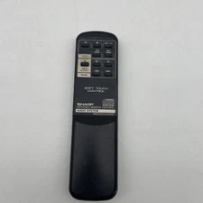 Sharp RRMCG0024AWSA Home Audio Remote for QTCD130 QTCD130CGY QTCD77 QTCD77CGY