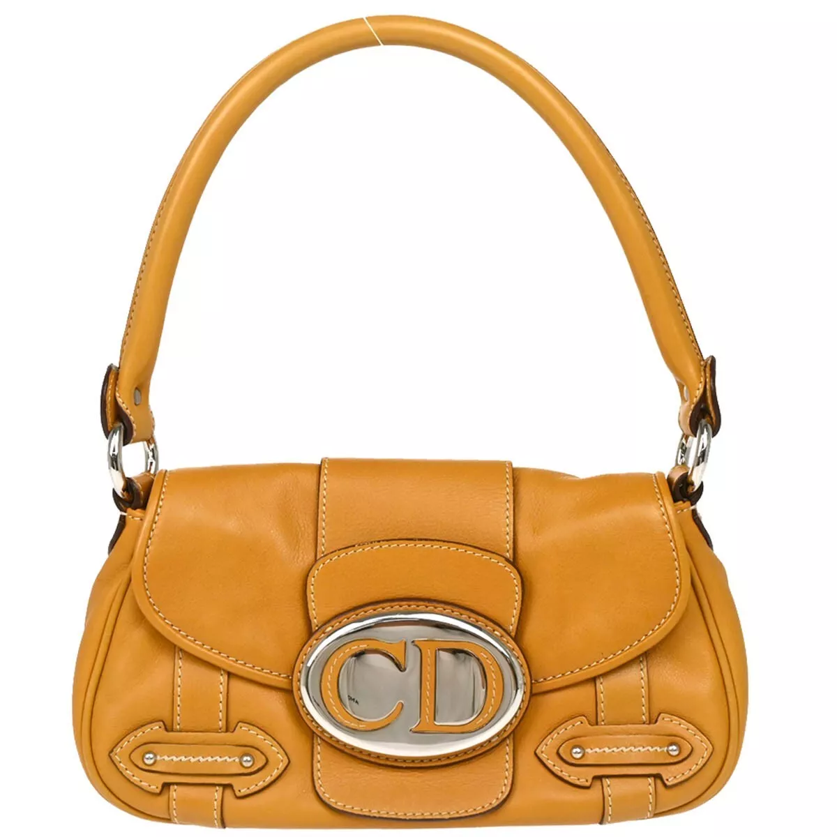 Sac à main Christian Dior cuir marron Saint Germain 08 BO 0076 125639