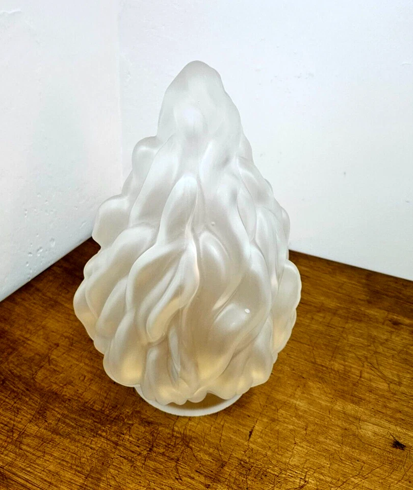 VIANNE LAMPSHADE, H 25 CM, ART DECO, FROSTED GLASS, FLAMING TORCH SHAPED - Image 2 of 4