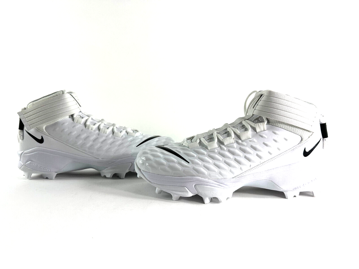 Nike Force Savage Pro 2 Shark Triple White Football Cleats  display picture 2