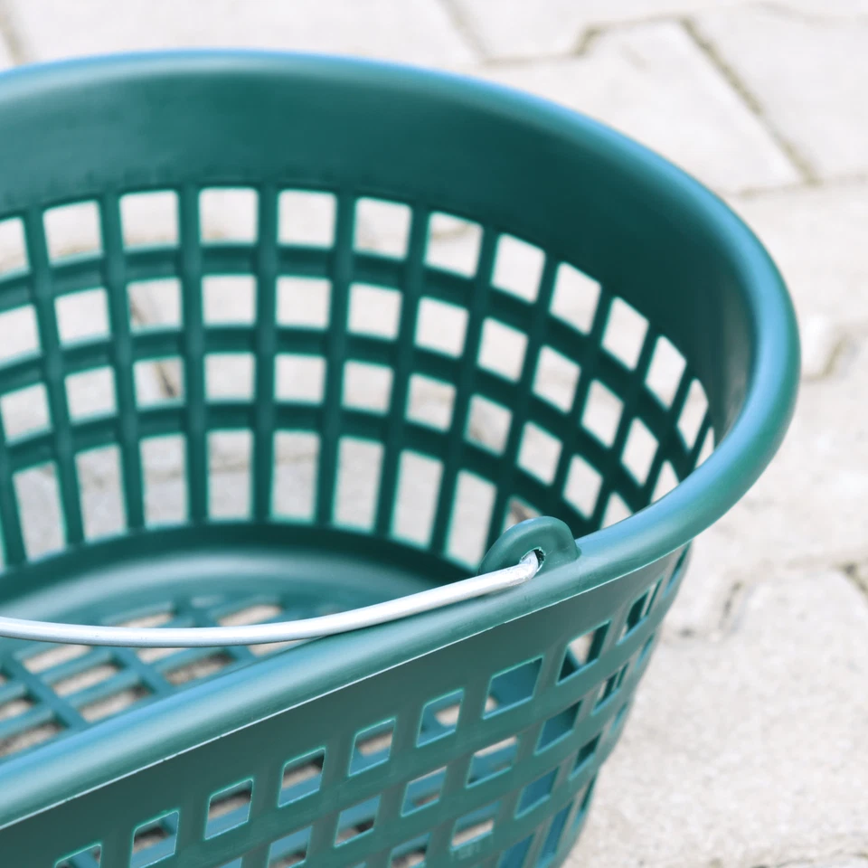 Jopa Gartenkorb 15kg, oval, mit Klappbügel, Erntekorb, Obstkorb, Kartoffelkorb - Bild 3 von 4