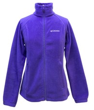 Columbia Purple Full-zip Collared Fall Jacket Womens Size Small