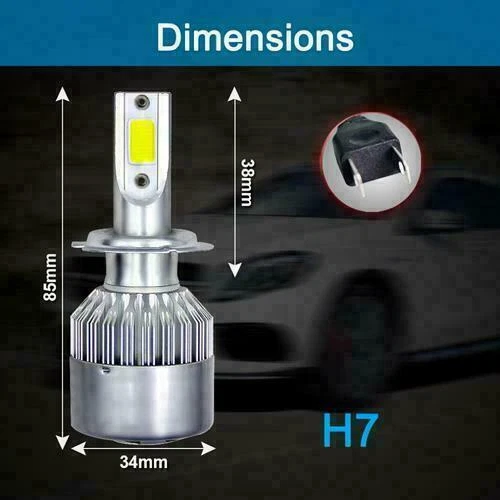 Kit de faros LED H1+H7 bombillas de haz alto bajo para Hyundai Sonata 02-08 Elantra 01-06 Foto 3 de 4