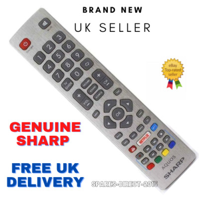Original Sharp Aquos Smart TV Fernbedienung für SHARP LC-40CFF6001E