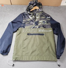 Box Lunch Kakashi Anbu Black Ops Naruto Windbreaker Jacket Extra Small Camo