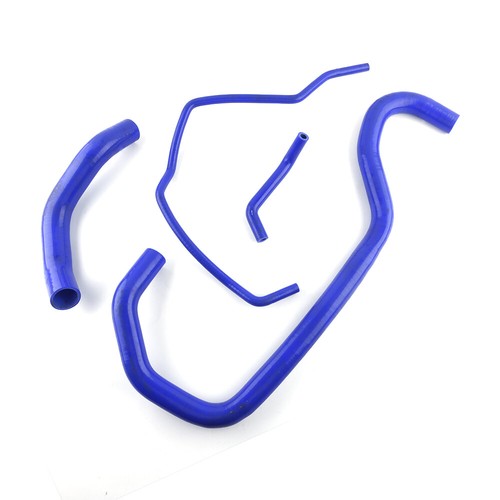 For 2003-2006 2004 Hummer H2 Radiator Silicone Intake Pipe Coolant Hose Kit Blue - Picture 4 of 17