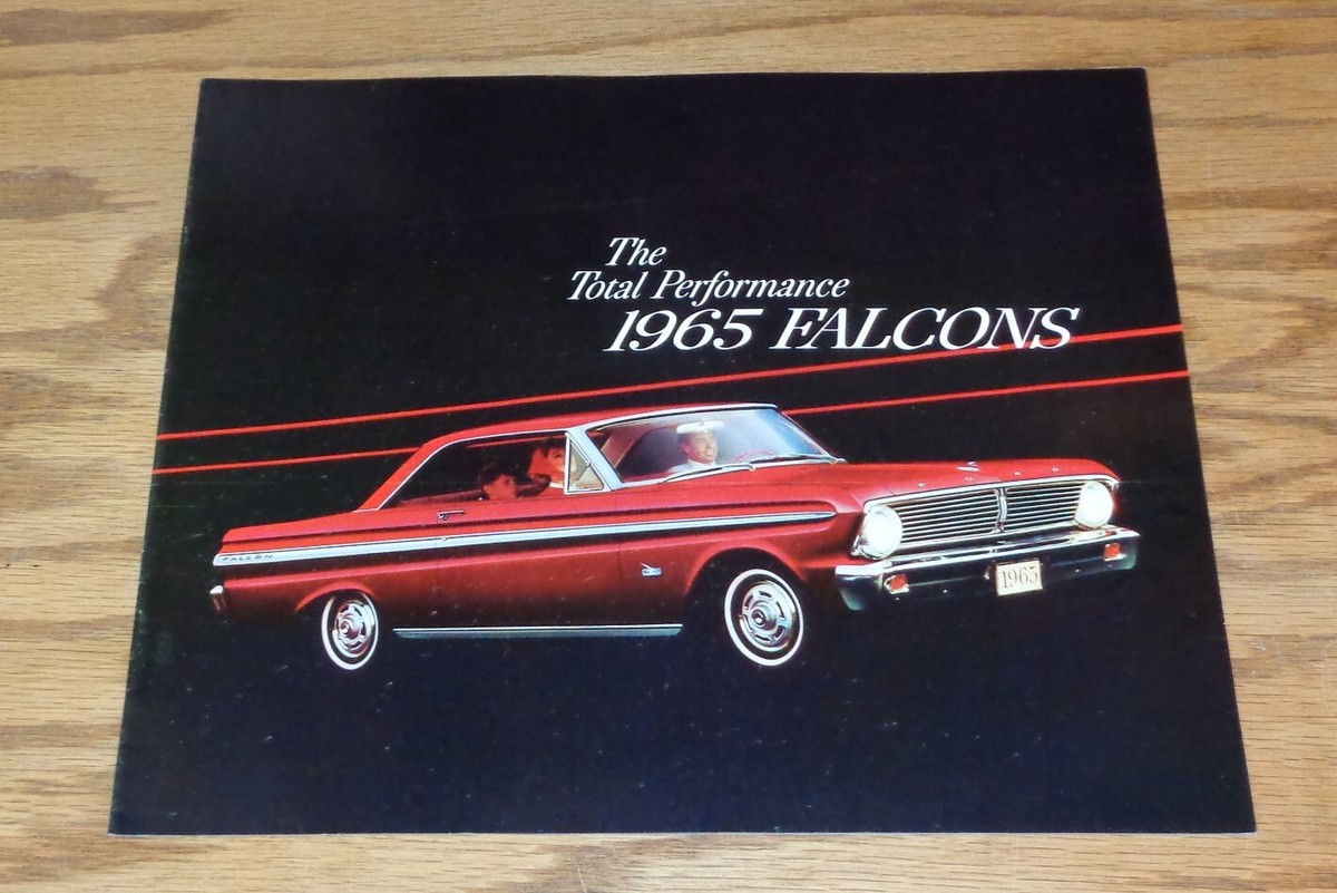 Original 1965 Ford Falcon Sales Brochure 65 Futura Convertible