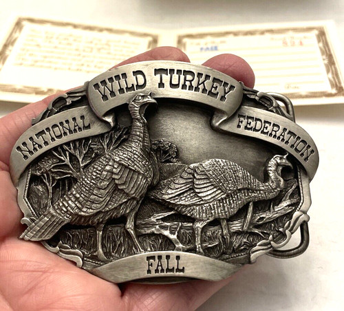 Wild turkey ~rare~belt buckle - Gem Wild turkey ~rare~belt buckle - Gem