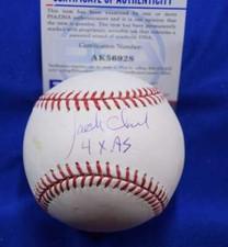 Jack Clark 4 x All StarPSA DNA Coa Autograph Major League Signed Baseball