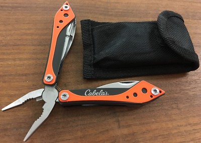 Cabela's multi tool with pouch for camping, survival, hunting, crafts, daily use