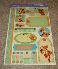 Sandylion Cardstock Sticker Sheet ~ Tigger