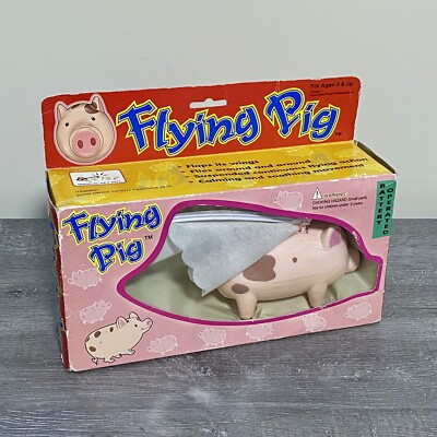 Vintage Flying Pig The Original Battery Operated Wings Mobile