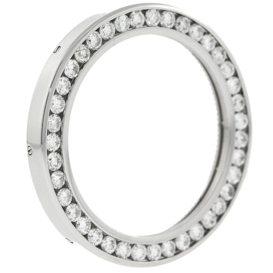 Custom 5.5Ct Diamond Bezel For Breitling Super Avenger A133710 Steel Men Watch - Image 2 of 4