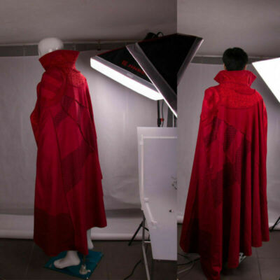 Endgame Doctor Strange Cloak Cosplay Dr Steve Red Robe Superhero Costumes Props