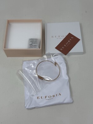 Euforia by Pure Romance Athena Rosenquarz Armband - M/L 18k Roségold vergoldet
