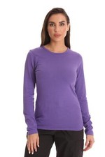 Just Love Women  s Underscrub Long Sleeve T-Shirt Plain Undershirt Tee