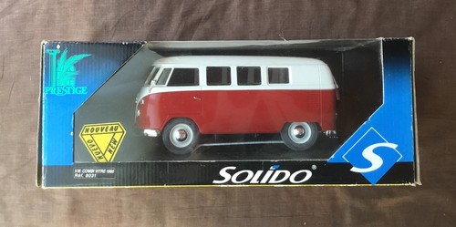 Solido 1/18 – Volkswagen Combi 'Encre Waterman' (jaune/noir) – Occasion