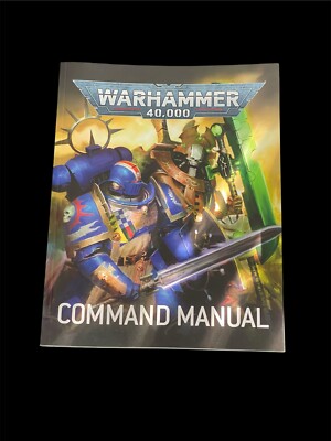 GW 40k 8th Edition Warhammer 40,000 (Command Ed) - Command Manual Only! With Map