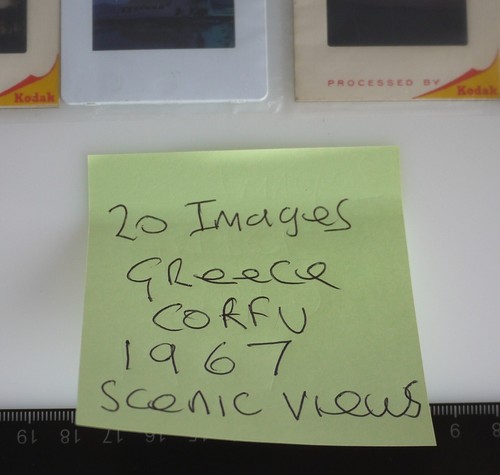 Lot of 20/35mm Vintage Kodachrome Film Slides Greece/Corfu 1967 Scenic Views - Bild 4 von 12