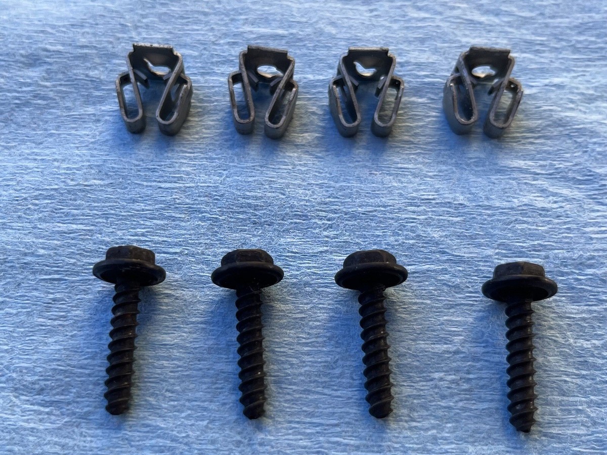 Genuine Mopar Tapping Hex Head Screw 6101946 & Snap In Nut 6034833  