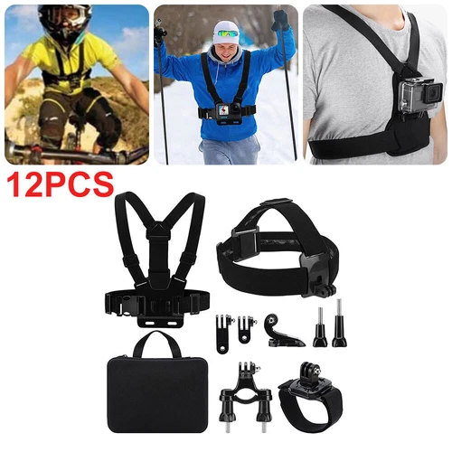 Outdoor Sports Action Camera Accessories Kit For GoPro Hero 10 9 8 Max 7 6 5 4