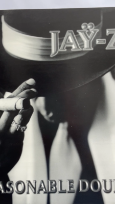 JAY-Z REASONABLE DOUBT 2LP シュリンク ステッカー JAŸ-Z: Reasonable