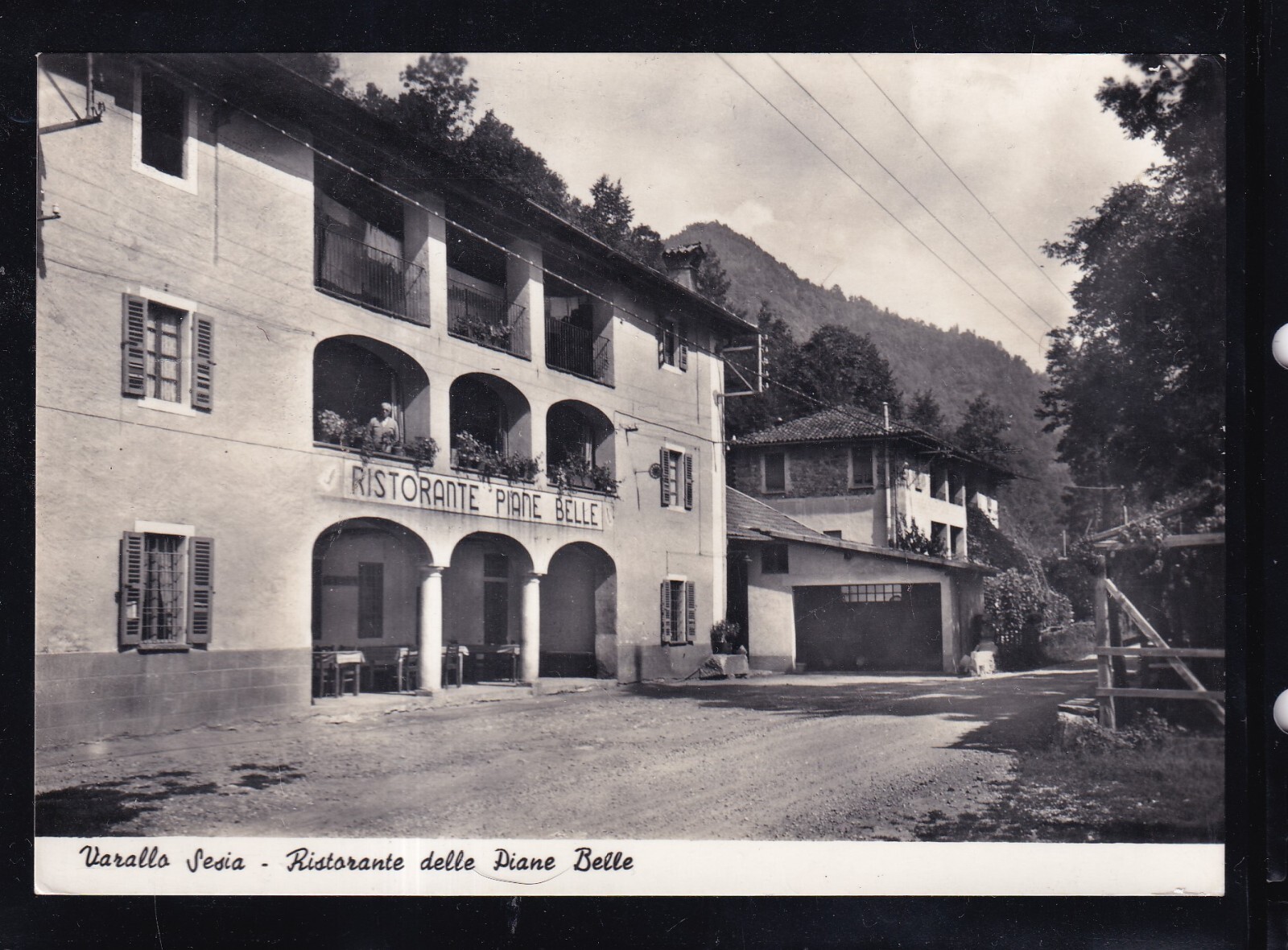 Cartolina Varallo Sesia Ristorante Delle Piane Belle AB1584