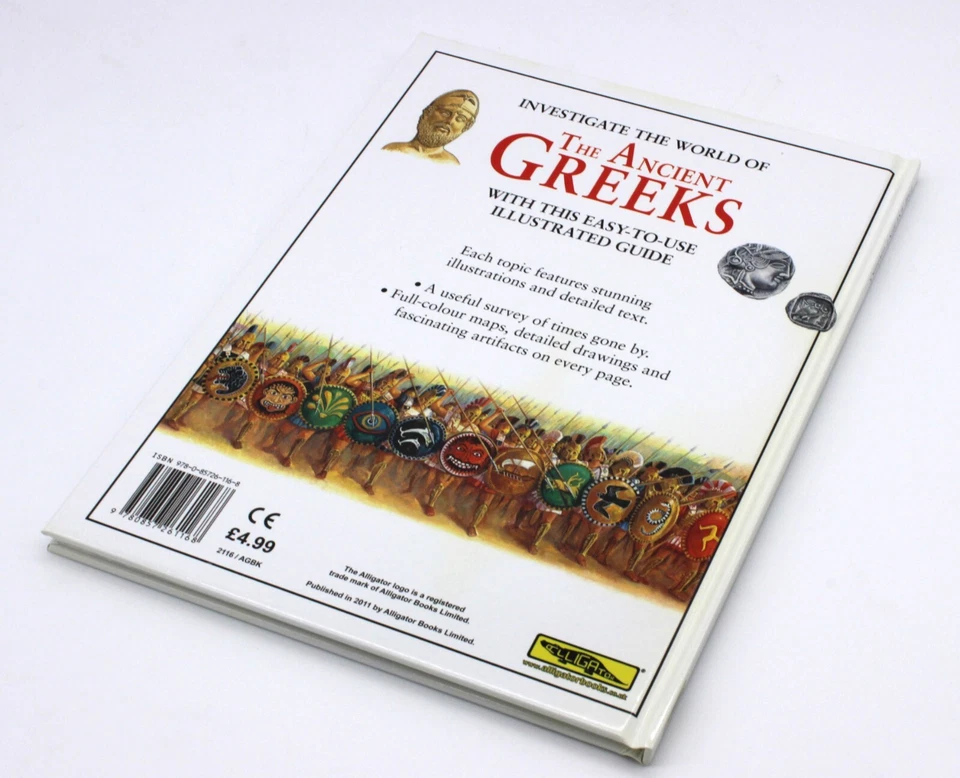 The Ancient Greeks Illustrated Hardback Guide History Educational Reading Book - Image 4 of 4