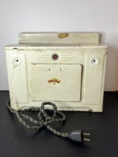 1940's Little Chef Toy Stove Oven Range Metal Tin Tested Top Works Missing Butto