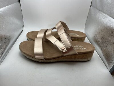 Skechers Martha Stewart Size 10 M BREEZIE Rose Gold Sandals Women's Shoes 
