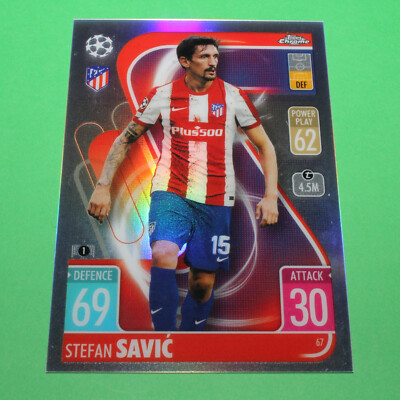 Stefan Savic #067 Topps Chrome Match Attax CL 21/22 (B17)