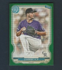 2020 Topps Gypsy Queen GREEN Parallel # 267 Peter Lambert