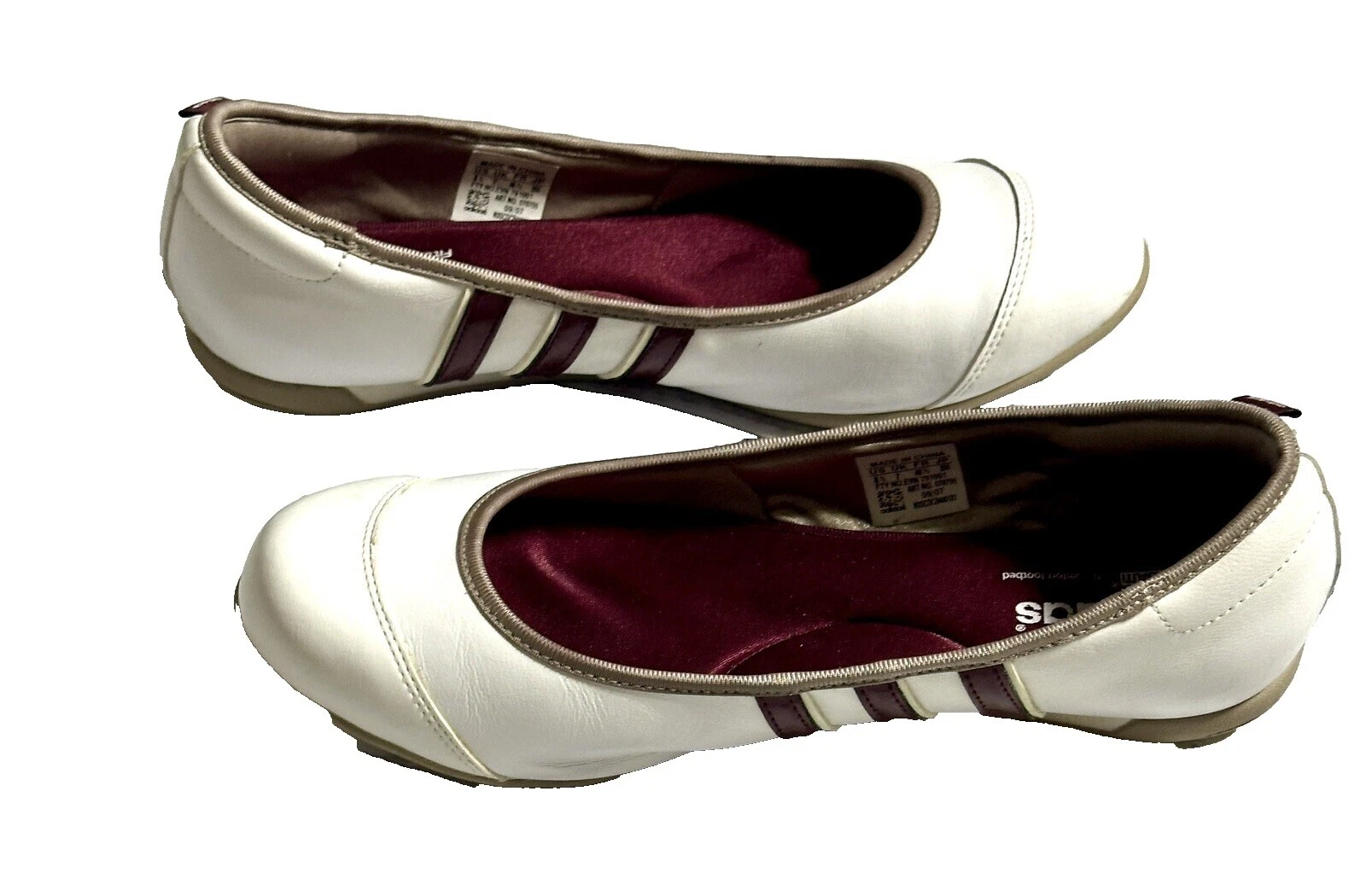 Adidas zapatillas de ballet para mujeres con Cuero Superior