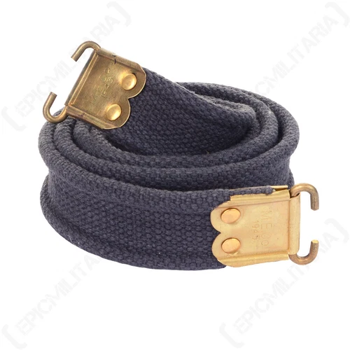 WW2 British Lee Enfield Rifle Sling 1945 RAF Blue - Military Army Reproduction