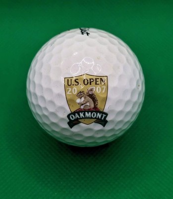 2007 US Open at Oakmont logo golf ball - Angel Cabrera Wins