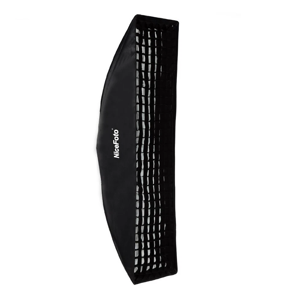 NICEFOTO Strip Softbox 30x150cm mit Wabe und Bowens S Anschluss - Bild 1 von 4