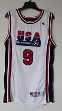 VINTAGE 1992 Champion Michael Jordan USA Olympics Dream Team Jersey #9 Size 50