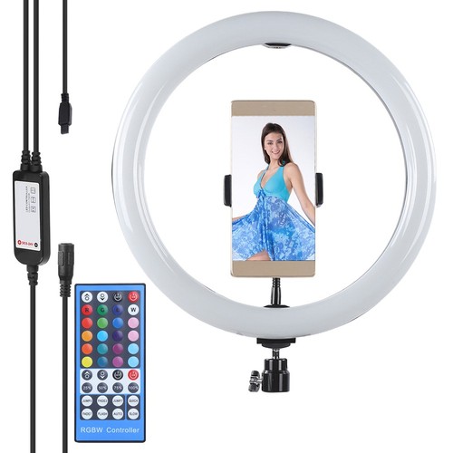 12-calowy telefon Live Ring Pełnienie Światło Kolorowe światło LED Zdalnie sterowana aplikacja C - Zdjęcie 4 z 24