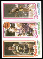 1980-81 Topps Dudley Bradley / Paul Westphal / Wilkes Rookie #116 / 142 / 186