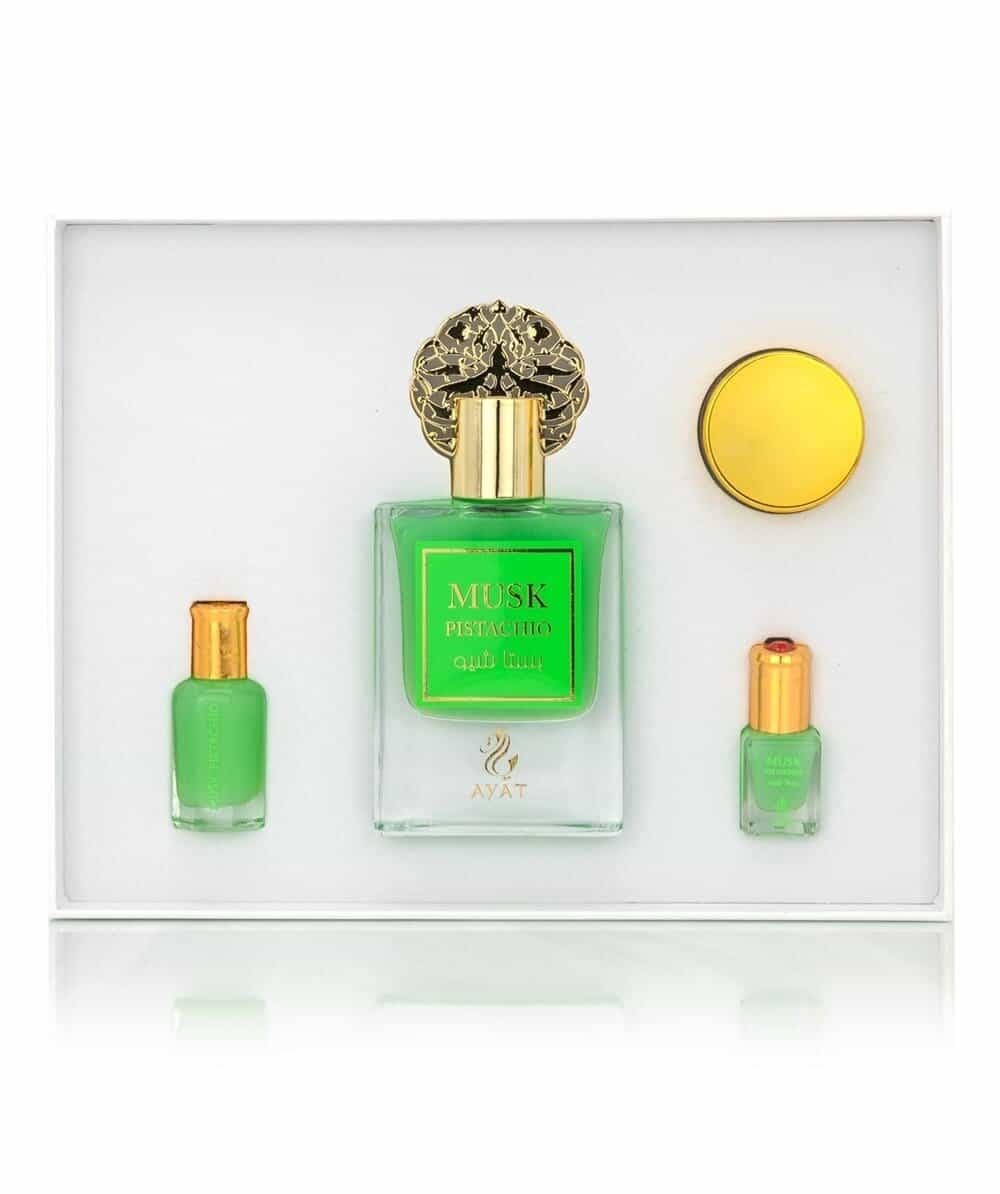 Musk Pistachio Ayat Perfumes parfum mixte musc pistache flacon longue tenue