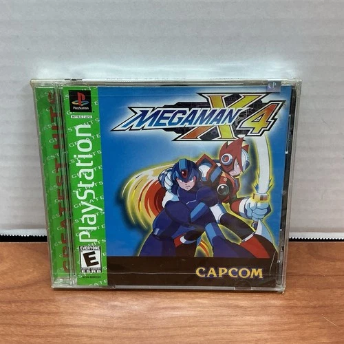 New Sealed PS1 Mega Man X4 Game (Sony PlayStation 1, 1997) Hang Tab Nice