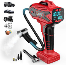 160PSI Tire Inflator Compatible with Milwaukee 18V Battery