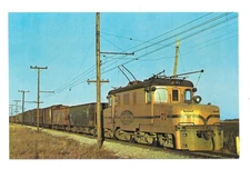 Illinois Terminal #71 Freight Train #203 Peoria Illinois to St Louis Postcard