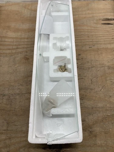 Signature Hardware 296444 Ceeley 24" Glass Bathroom Shelf, Polished Brass *READ* - Picture 1 of 3