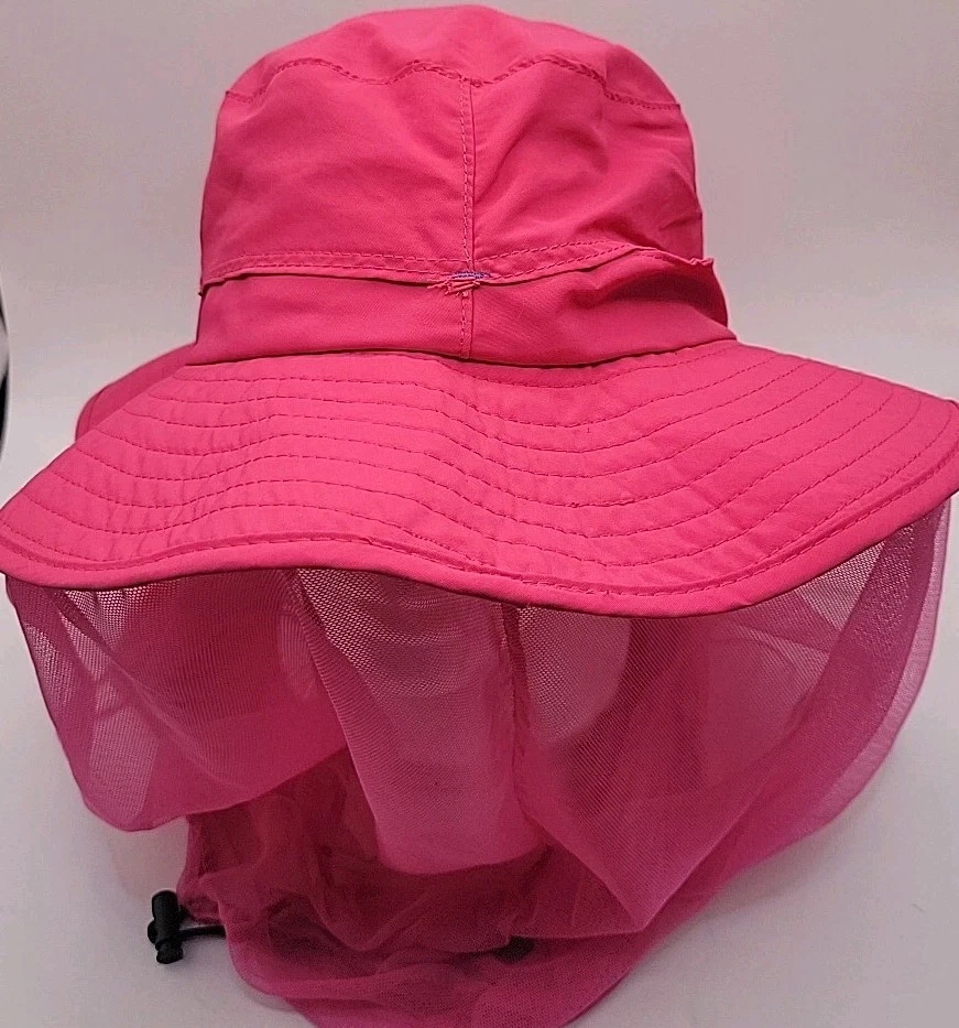 Mosquitera sombrero Boonie rosa camuflaje coll para mujer talla única nuevo con etiquetas  Foto 3 de 4