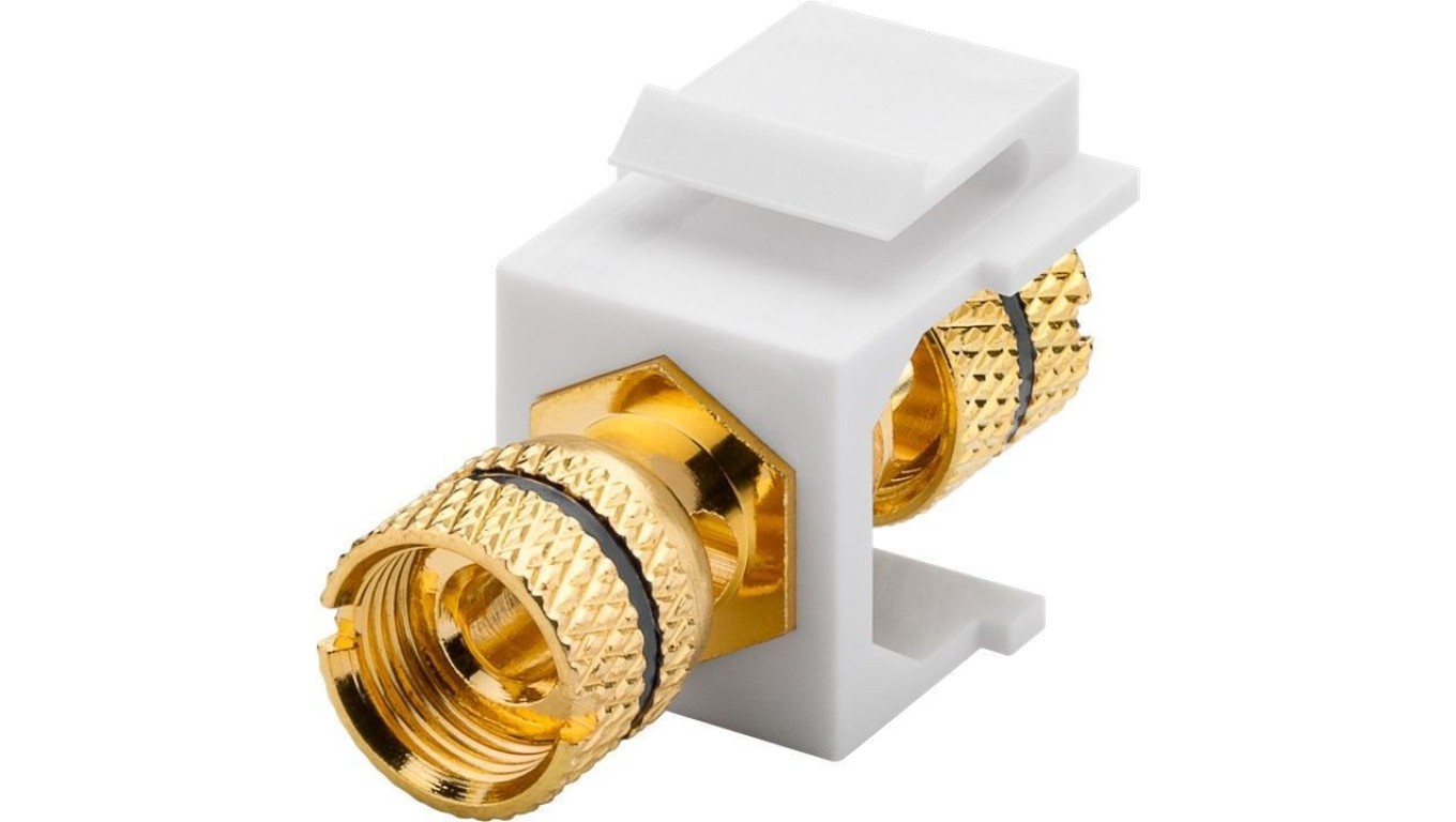 Keystone Speaker Module Binding Post Black 79476